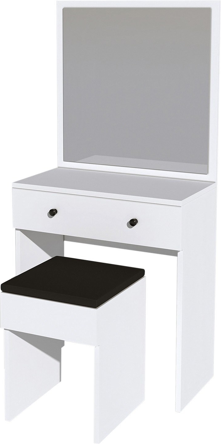 Felix kaptafel met kruk 65 x 35 cm - Wit