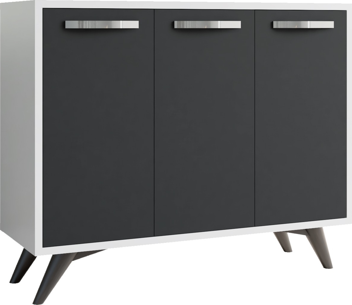 Piffa kast - Wit/antraciet Piffa kast - Wit/antraciet