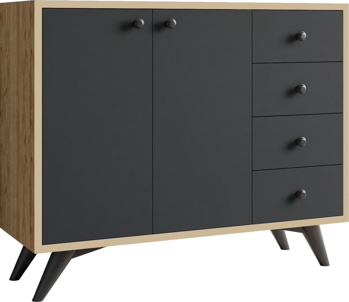 Waga f�rvaringsm�bel - Ek/antracit