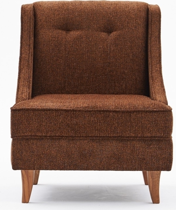 Ella fauteuil - Bruin/koper