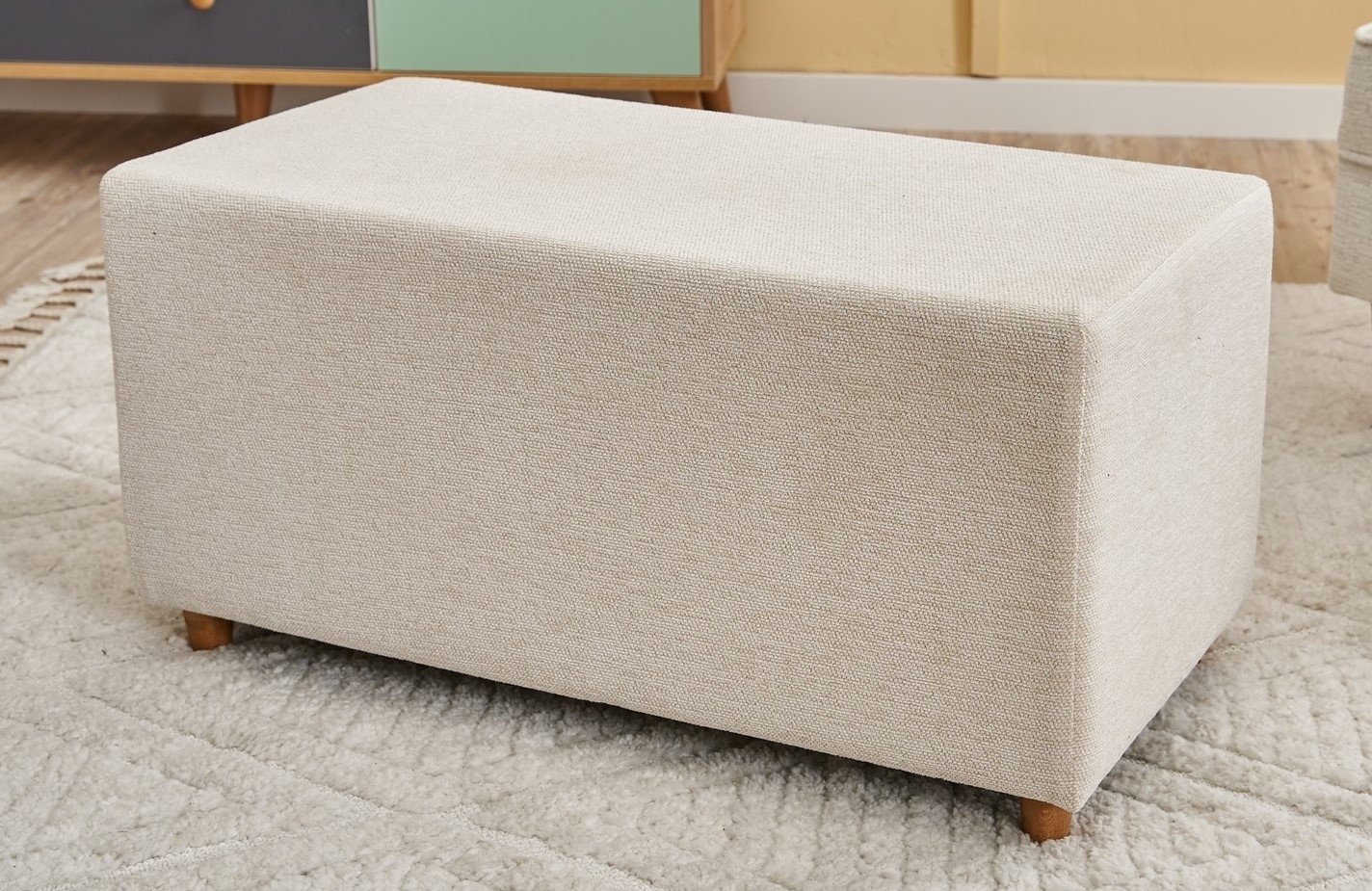 Genma sittpuff - Cream