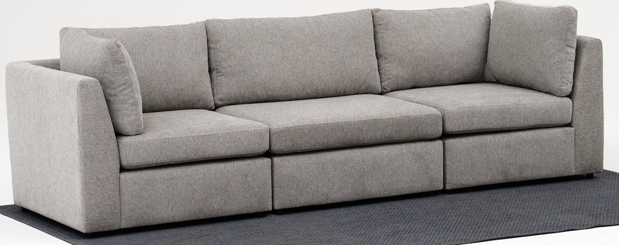 Mottona 3-sits soffa - Ljusgr�