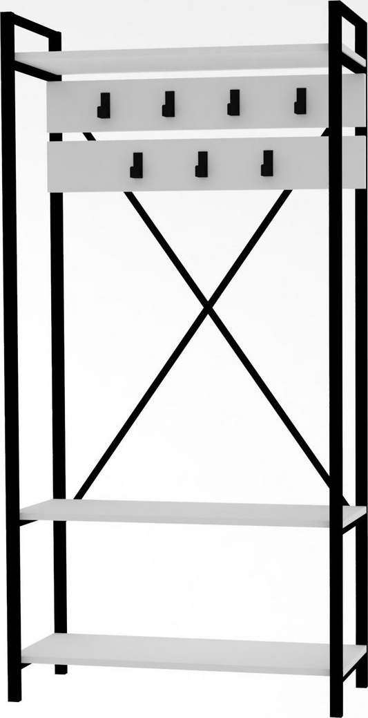 Alven hallmöbel - Vit/grå Alven hallmöbel - Vit/grå