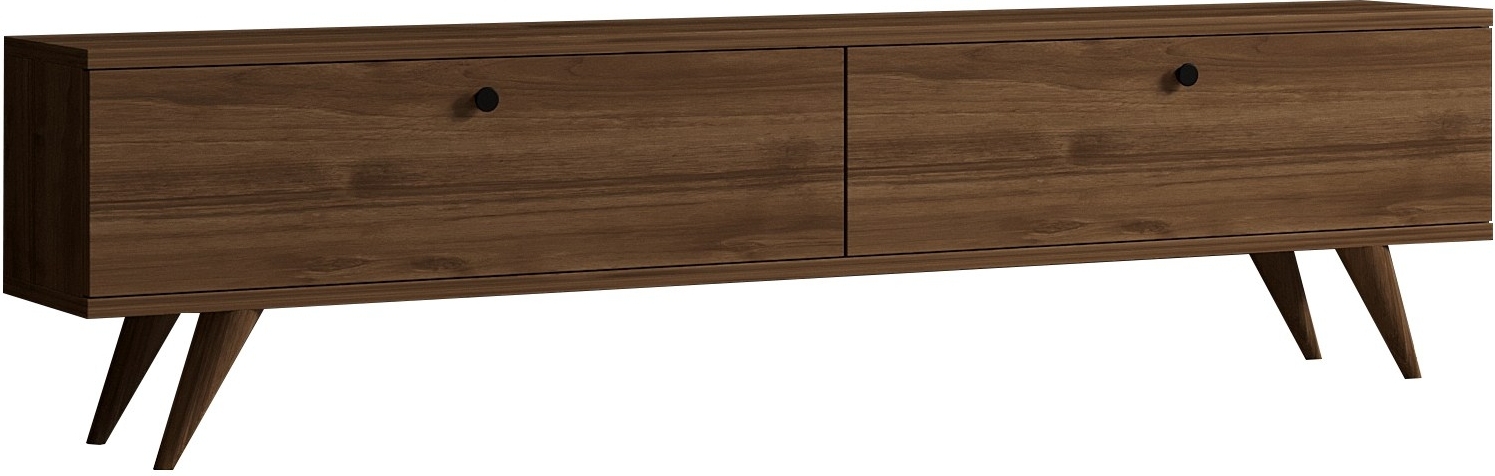 TV-bänk Paris i Valnöt - 160 cm + Rengöring för möbler TV-bänk Paris i Valnöt - 160 cm + Rengöring för möbler