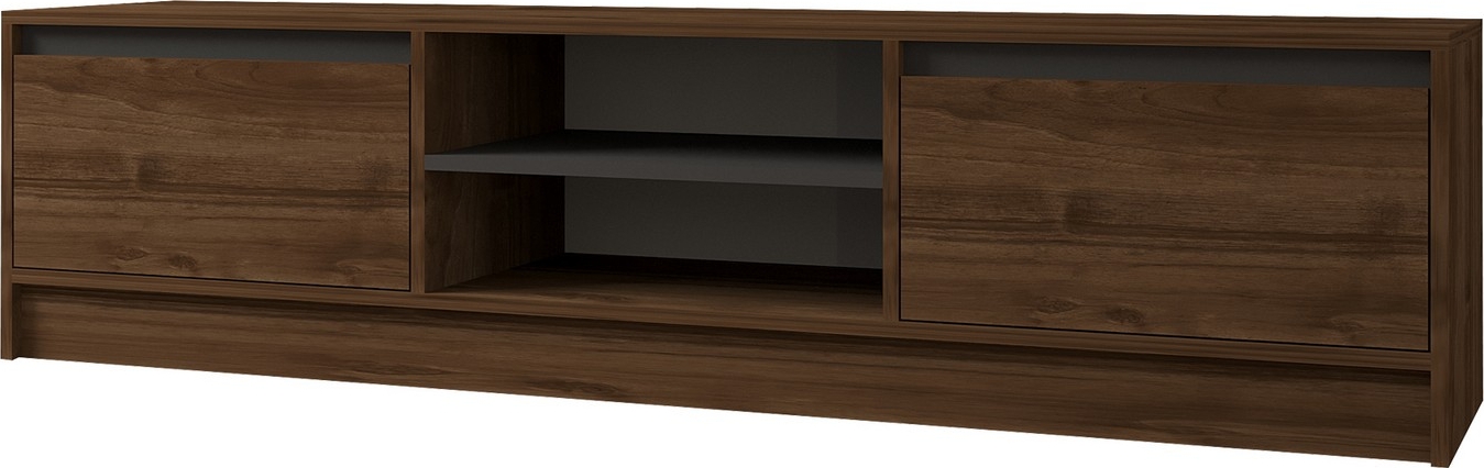 Olga TV-meubel - Walnoot/antraciet