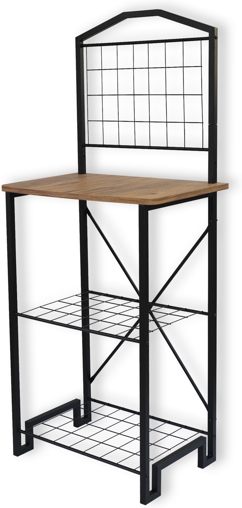 Luke keukenplank - Grenen/zwart