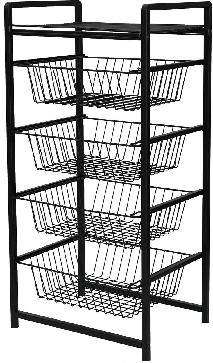 Merlin draadmandplank - Zwart Merlin draadmandplank - Zwart