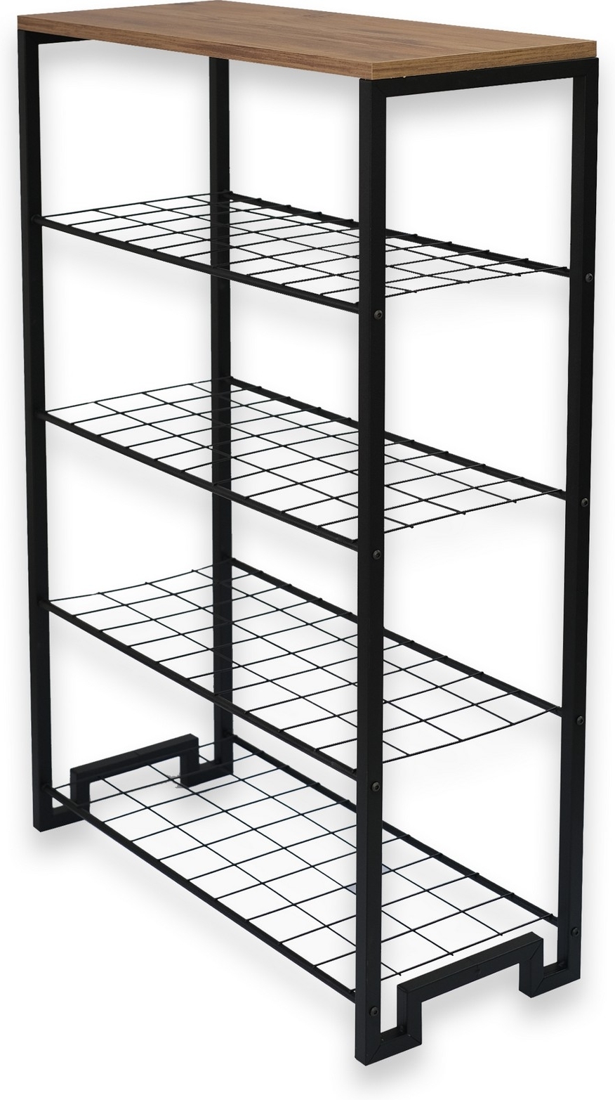 Nancy skohylla - Furu/svart