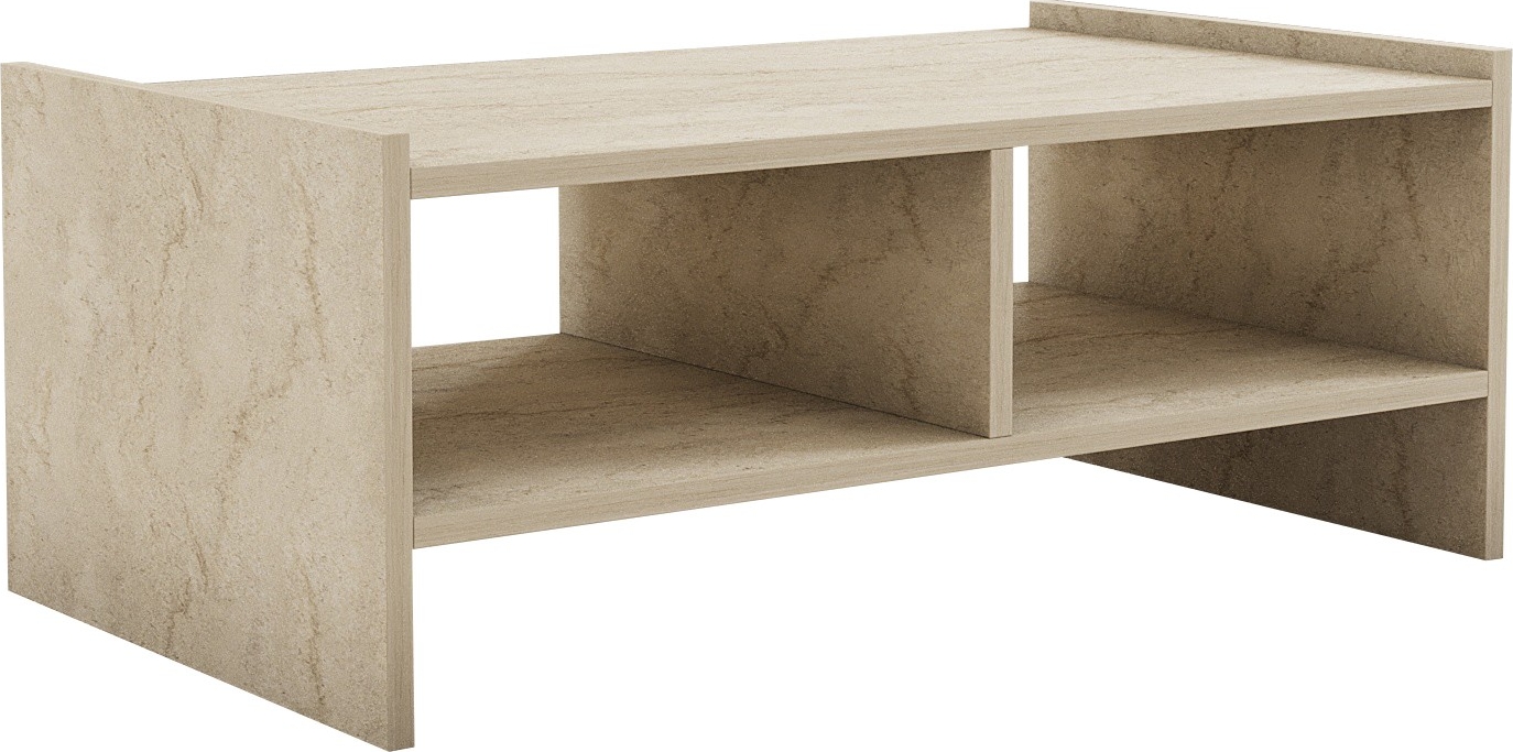 Pera soffbord 90 x 50 cm - Travertin