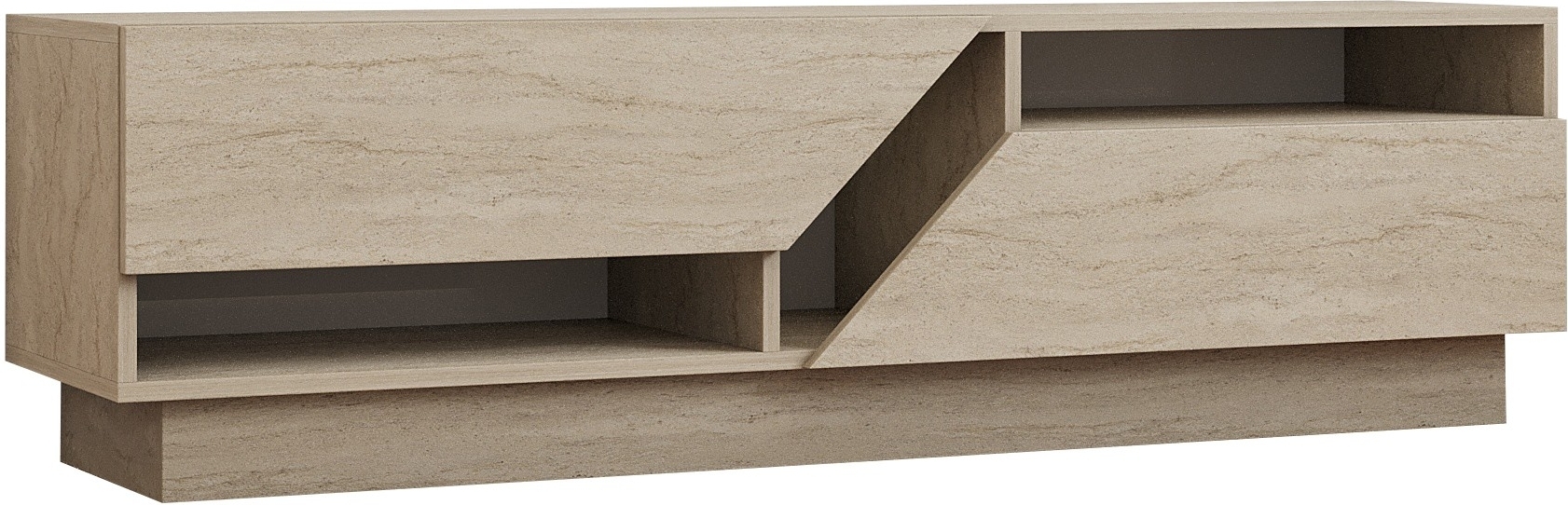 Koza TV-standaard - Travertijn Koza TV-standaard - Travertijn