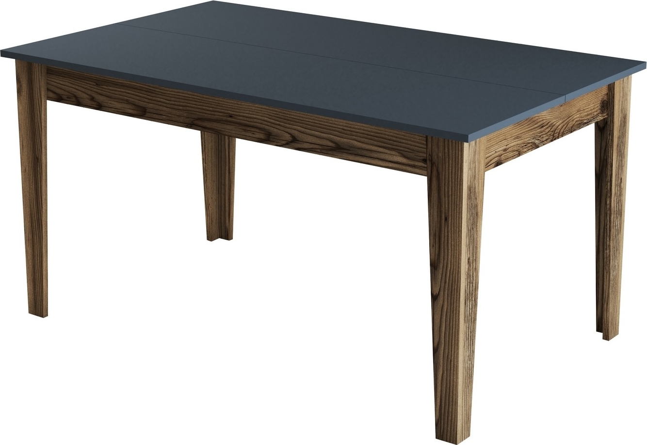 Milan matbord 145 x 88 cm - Antracit/valnöt Milan matbord 145 x 88 cm - Antracit/valnöt