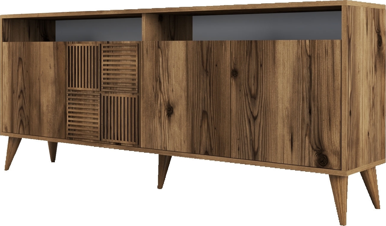 Milan dressoir 180 cm - Walnoot