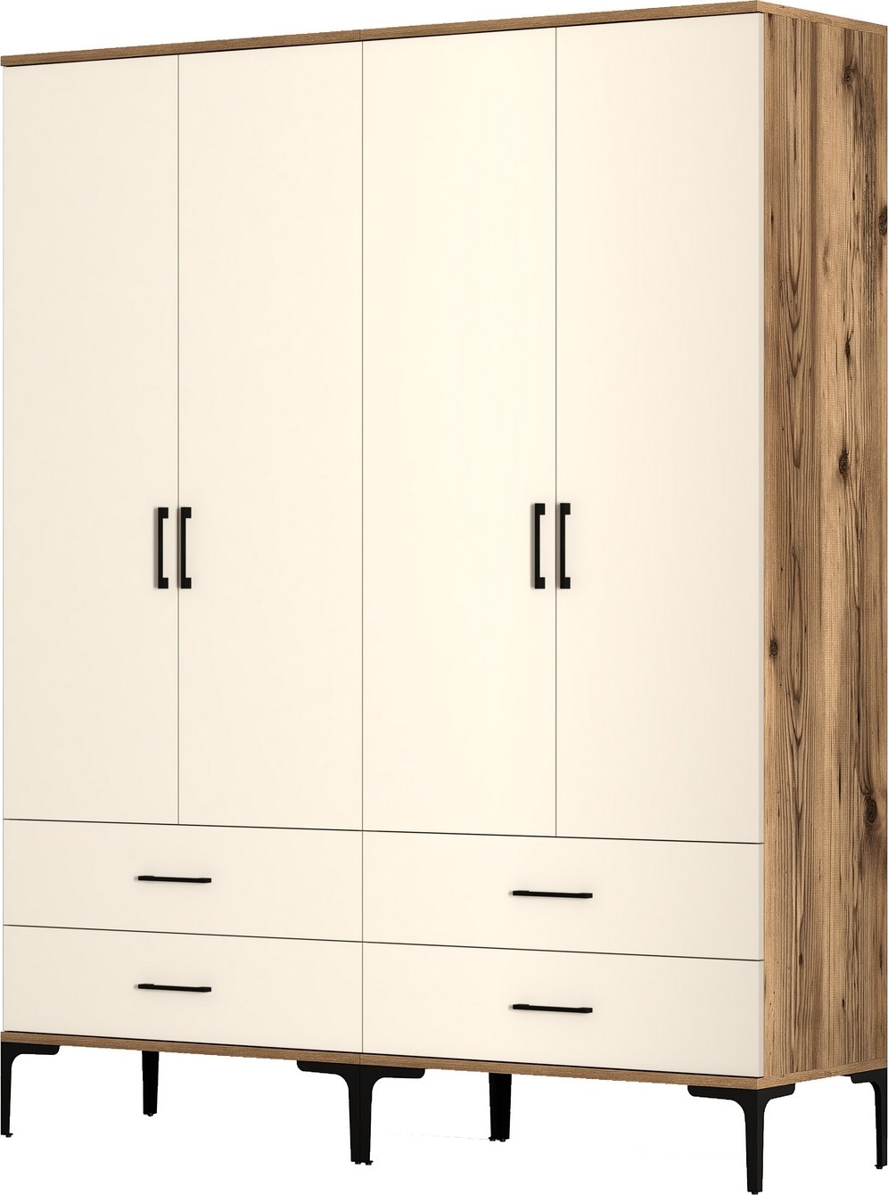 Kumsal garderob 14 Valn�t/cream