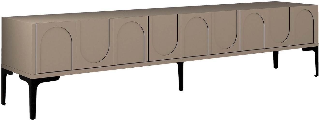 Lyon TV-b�nk - Brun/svart