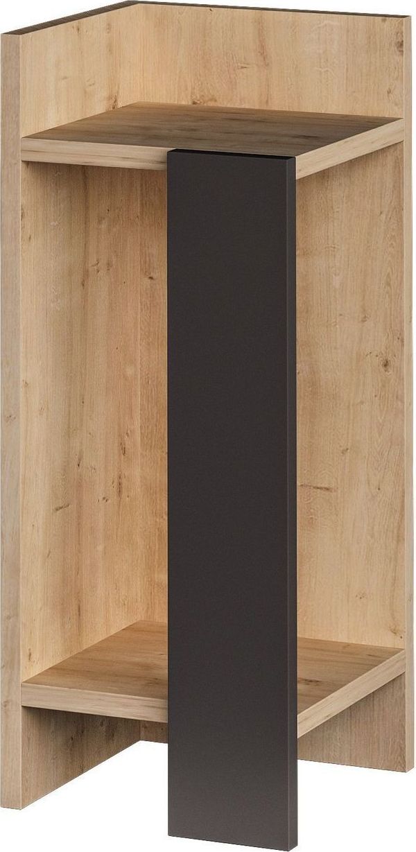 Elos nachtkastje links - Eiken/antraciet