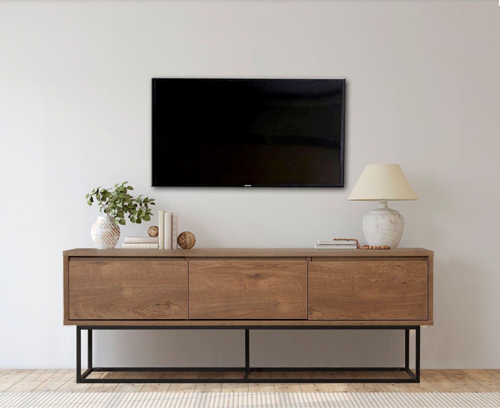 Tv-b�nk Milo i valn�t - 140 cm