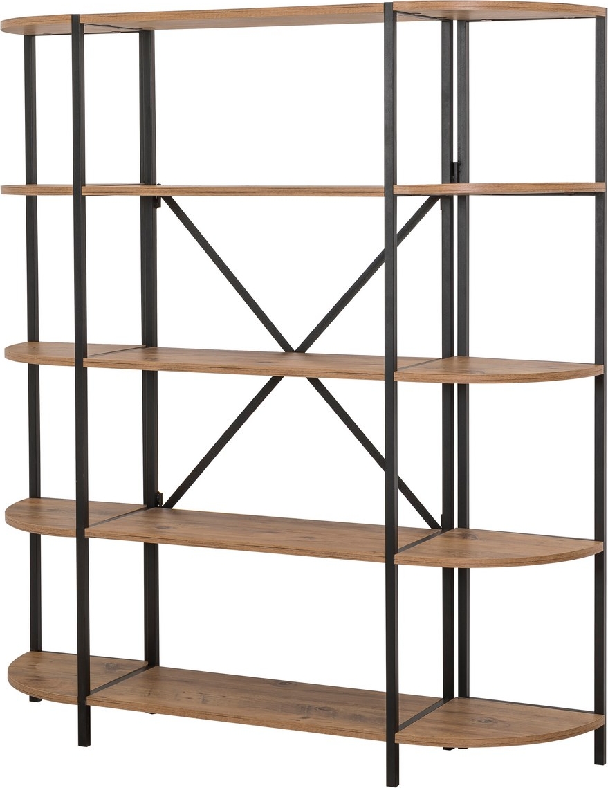 Signa boekenkast - Grenen/zwart