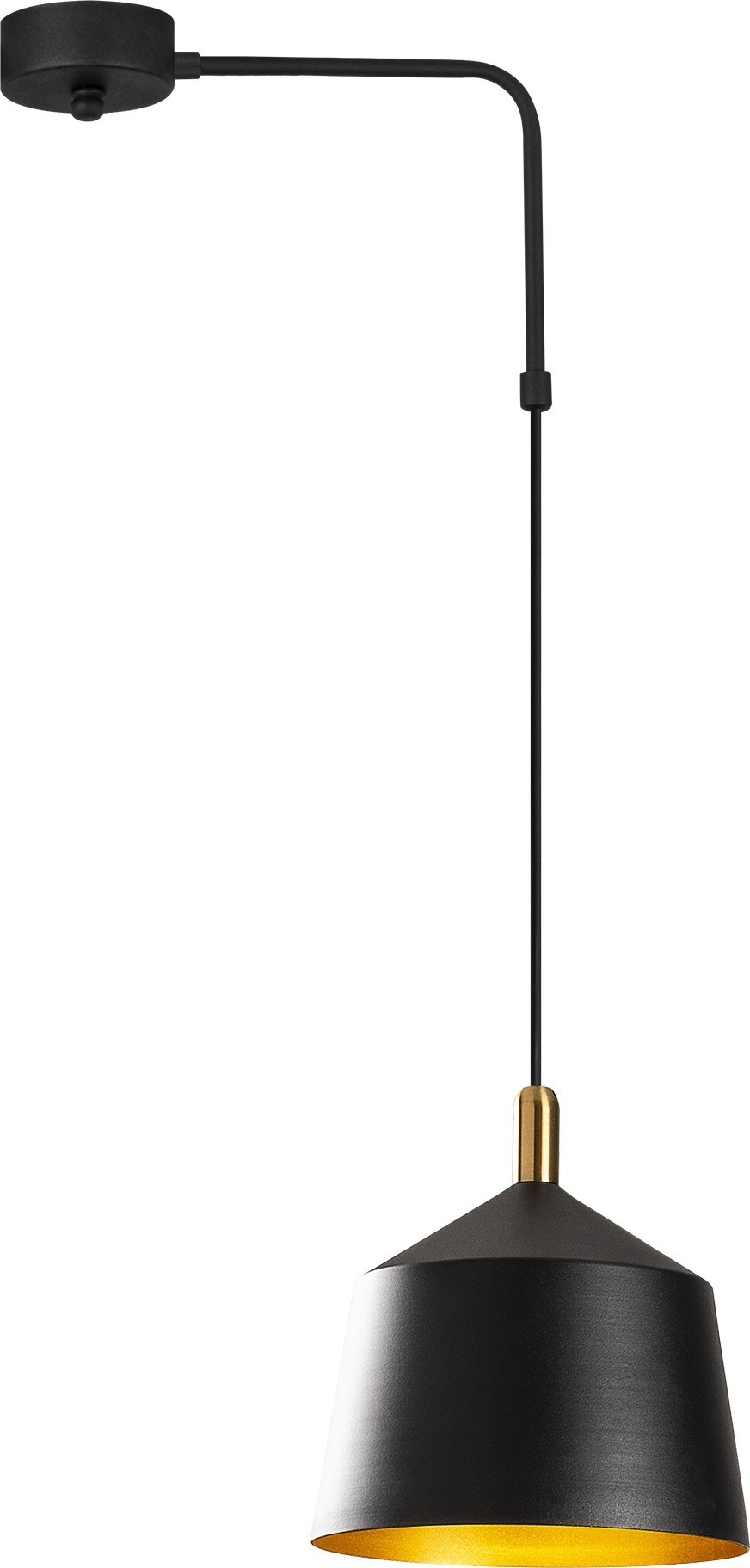 Samba plafondlamp 6186 - Zwart/goud