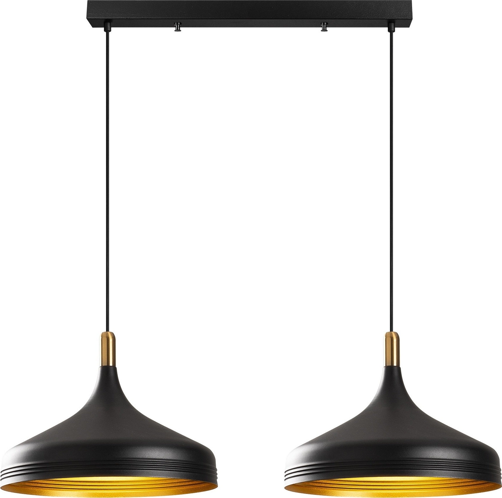 Samba plafondlamp 3777 - Zwart/goud