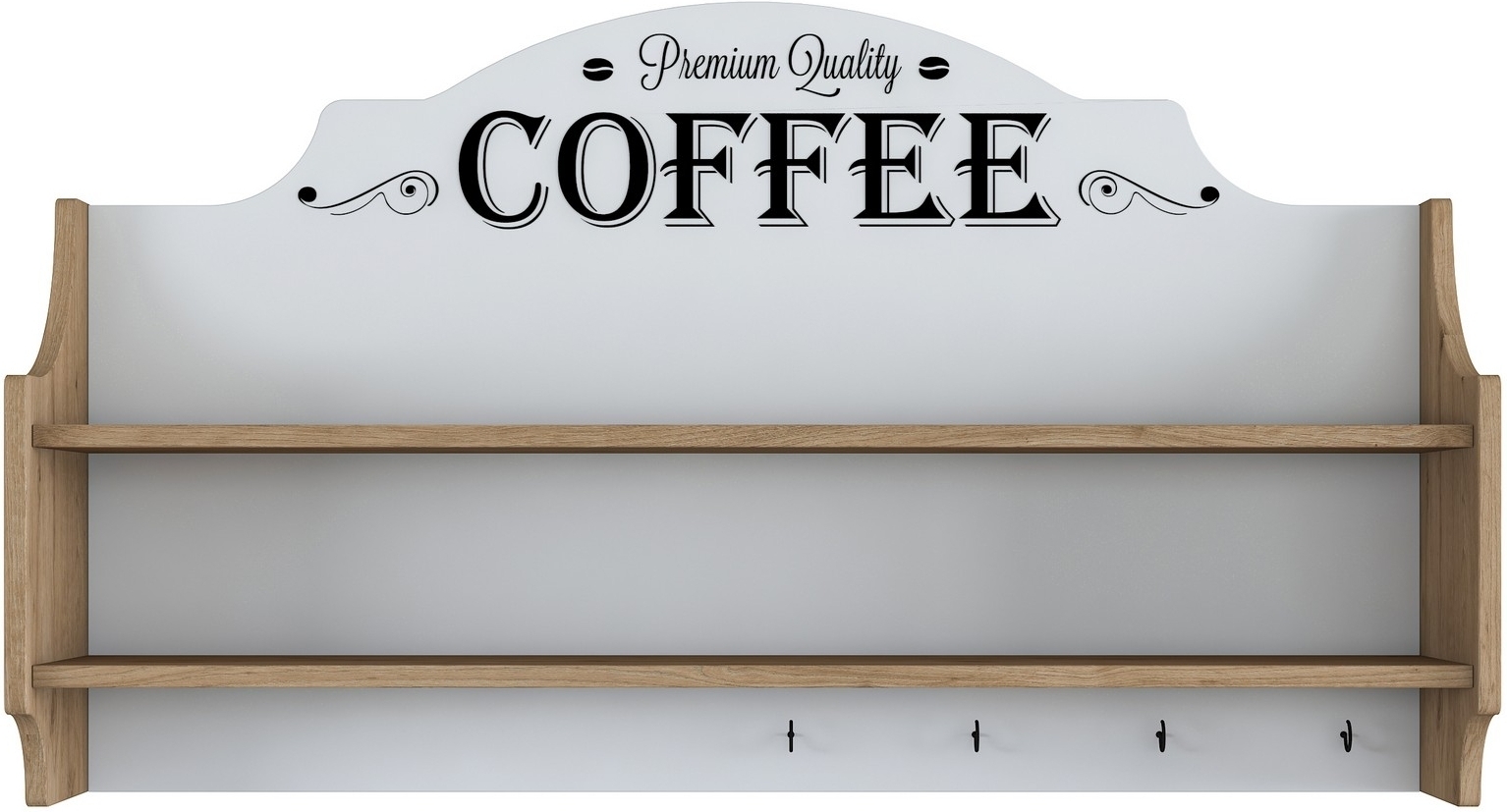 Jericho plank 137 - Walnoot/wit