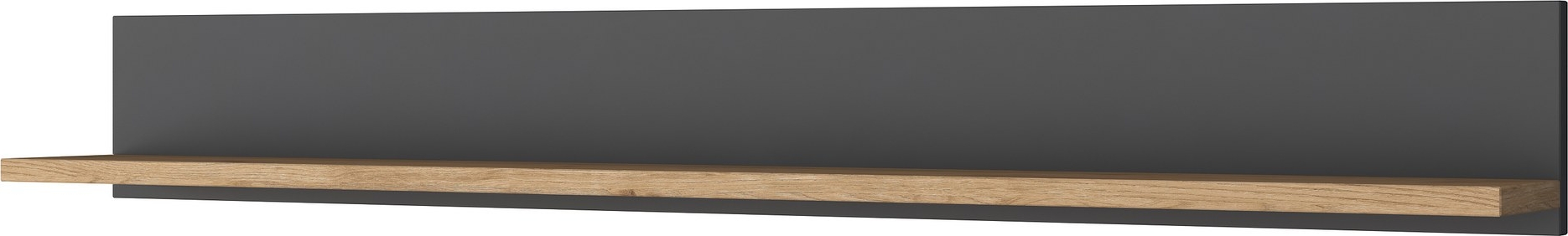 Algot vägghylla 120 cm - Valnöt/antracit Algot vägghylla 120 cm - Valnöt/antracit