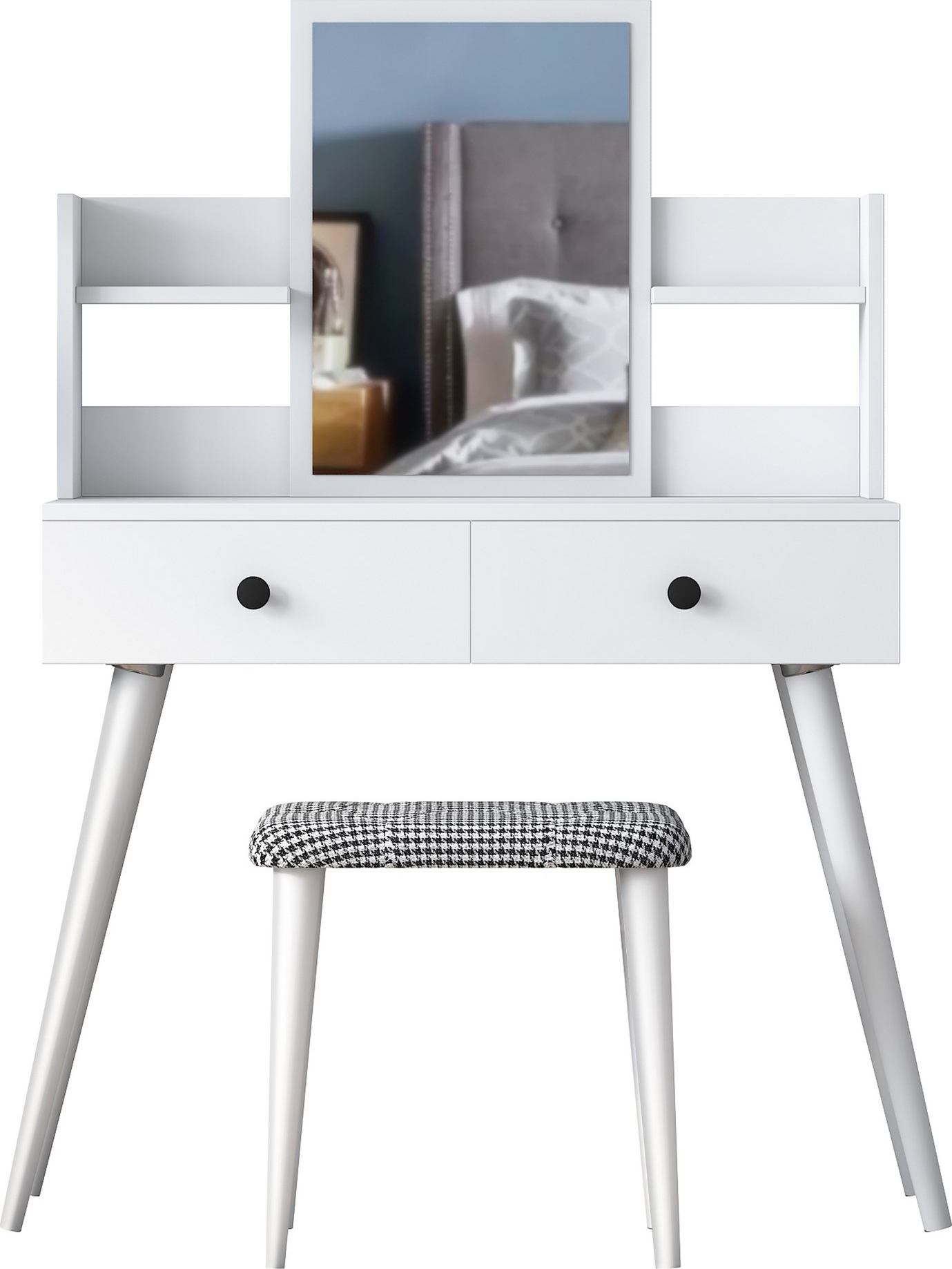 Bijou kaptafel 2, 98 x 40 cm - Wit