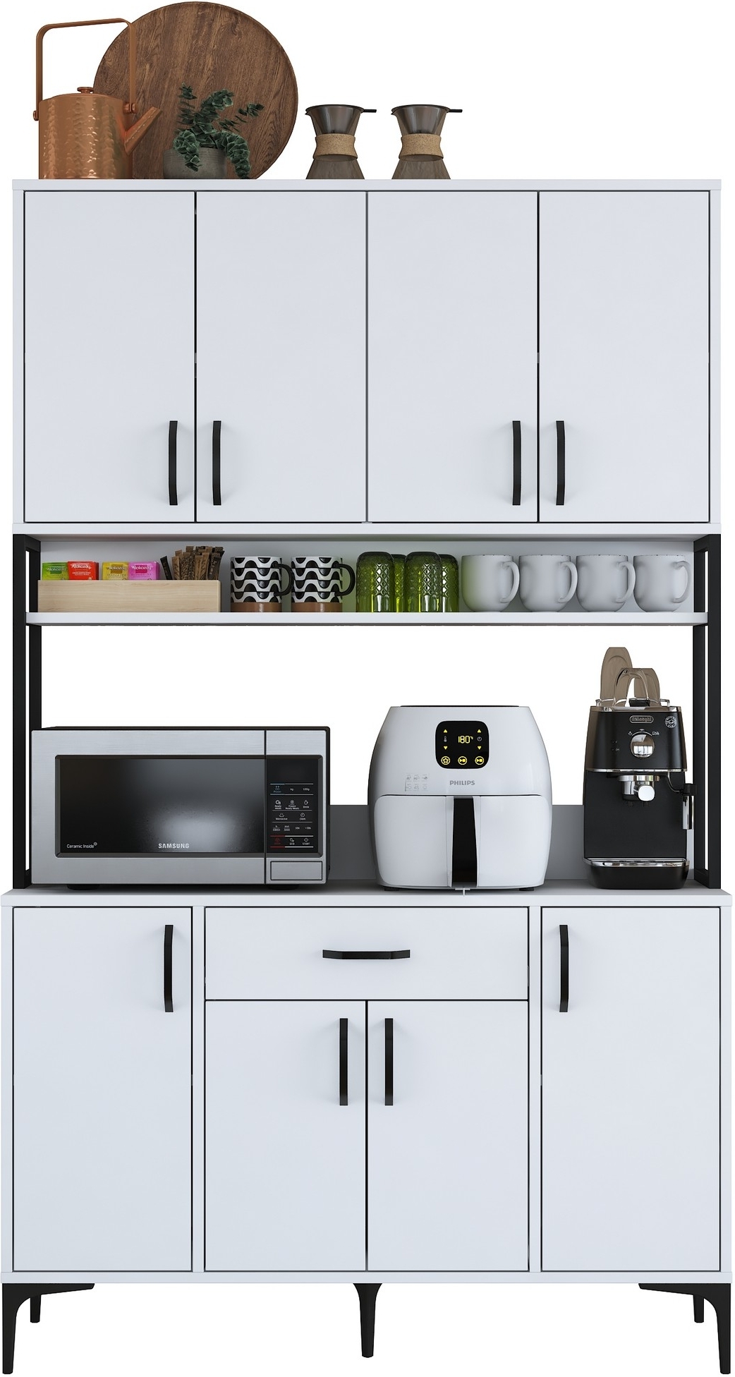 Jericho kast 127 - Wit