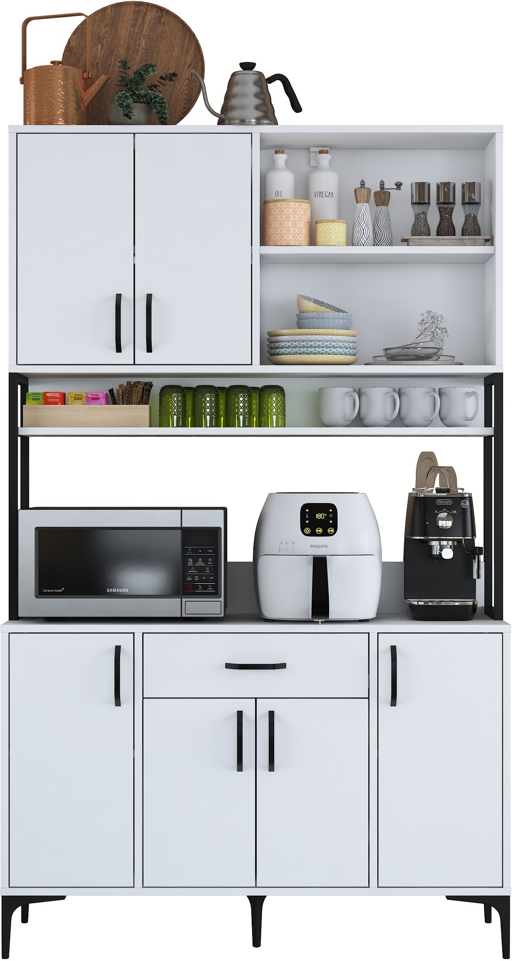 Jericho kast 128 - Wit Jericho kast 128 - Wit