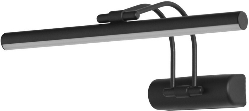 Fleet wandlamp B:50 cm - Zwart