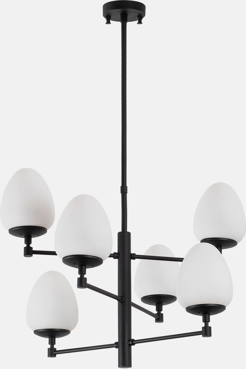 Arve taklampa 10185 - Svart/vit