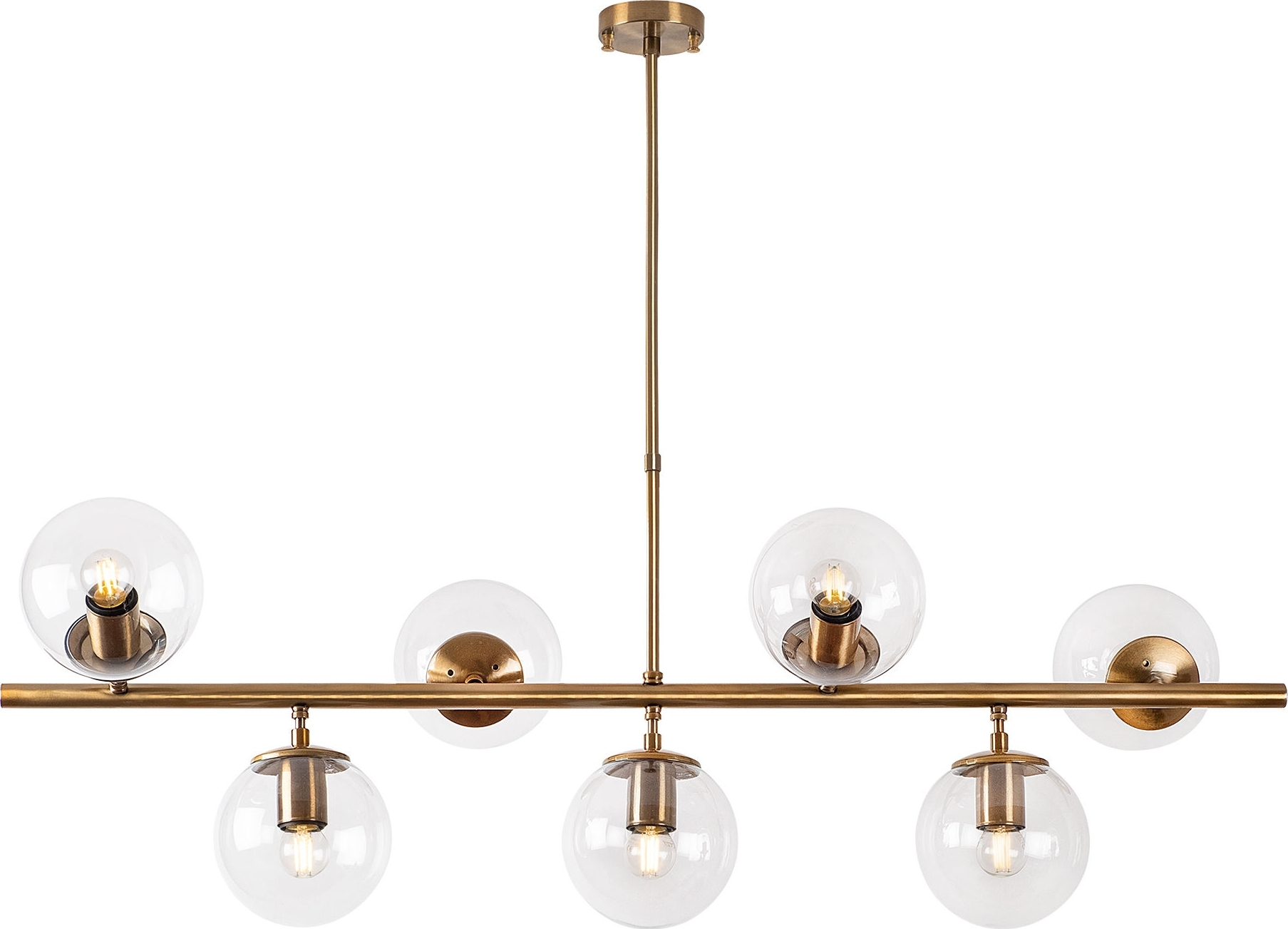 Facet geslepen plafondlamp 10540 - Vintage