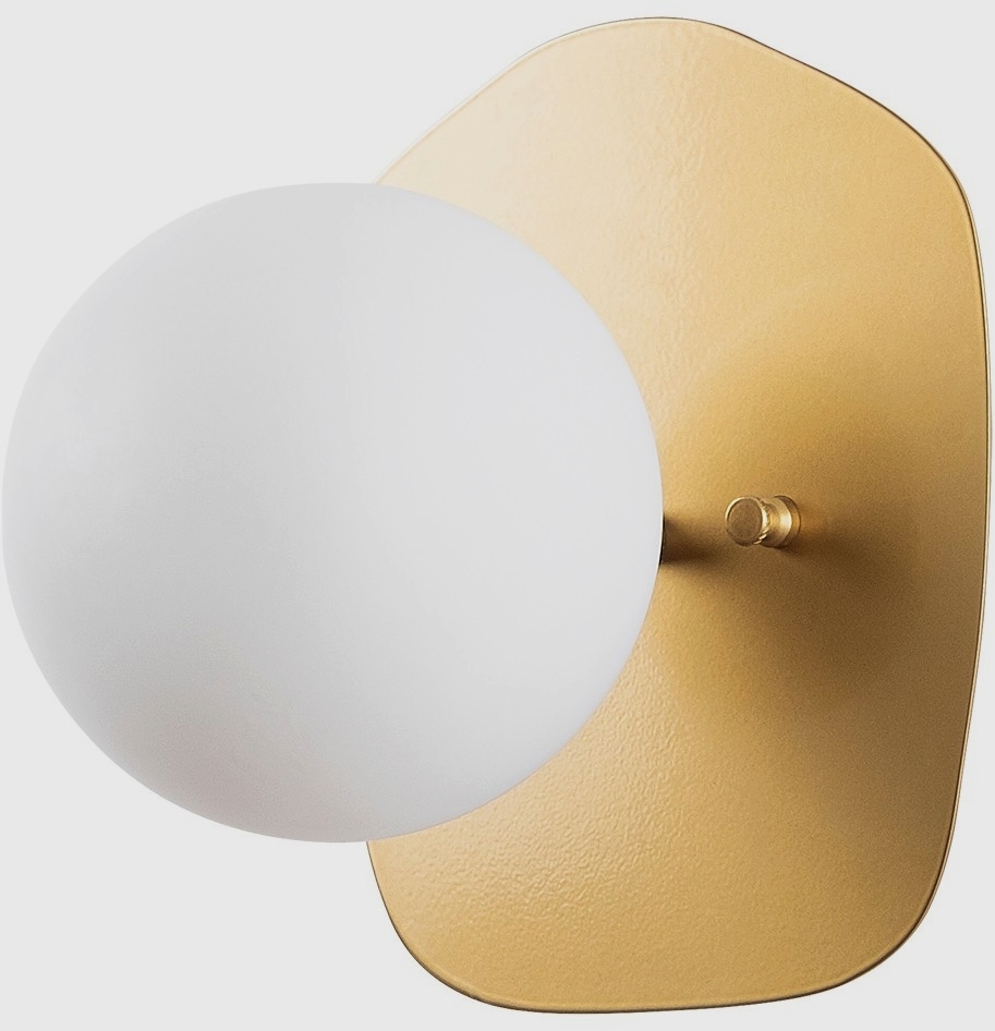 Well wandlamp 11670 - Goud/wit