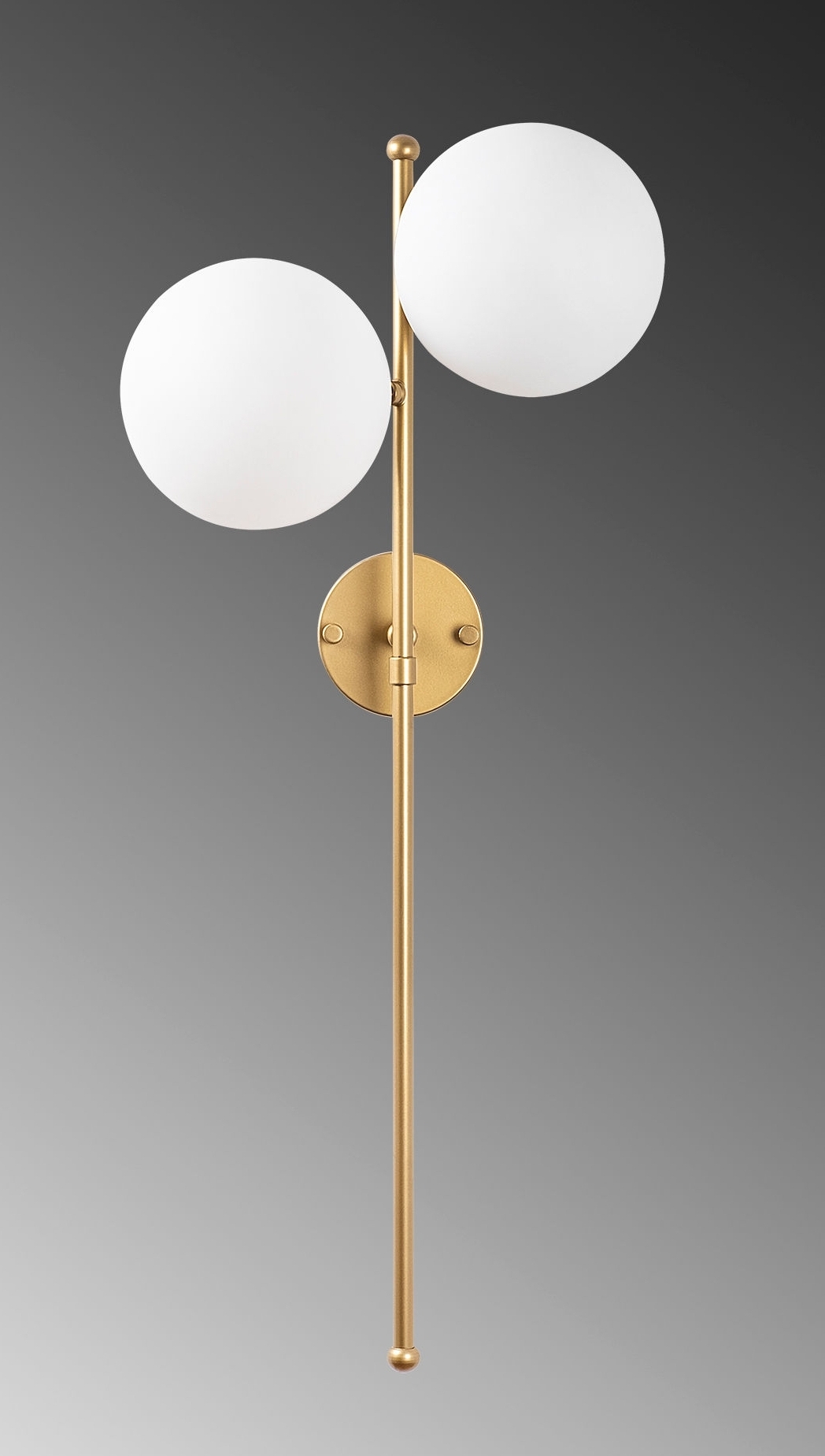 Facetgeslepen wandlamp 10410 - Goud/wit