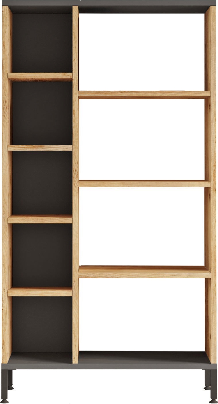 Rialto boekenkast - Grenen/antraciet Rialto boekenkast - Grenen/antraciet