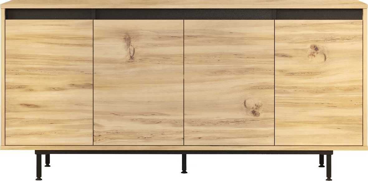 Luvio dressoir 30 - Eiken/zwart Luvio dressoir 30 - Eiken/zwart