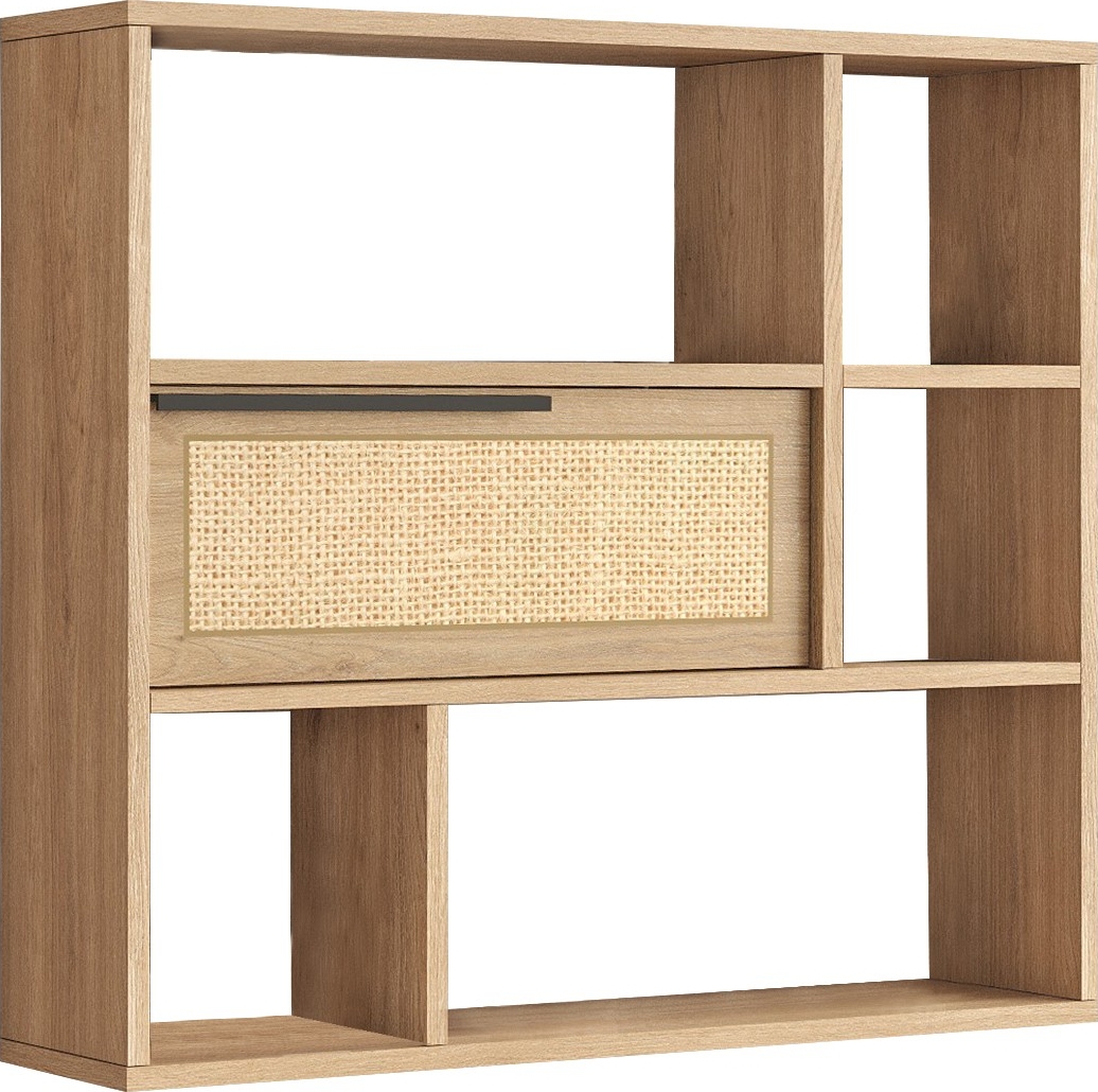 Oceaan wandplank - Walnoot/eiken