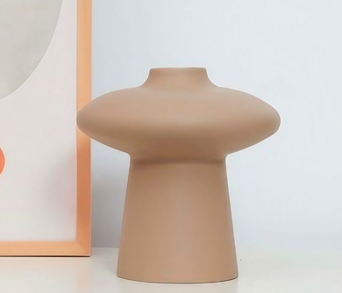 Turo vaas - Lichtbruin