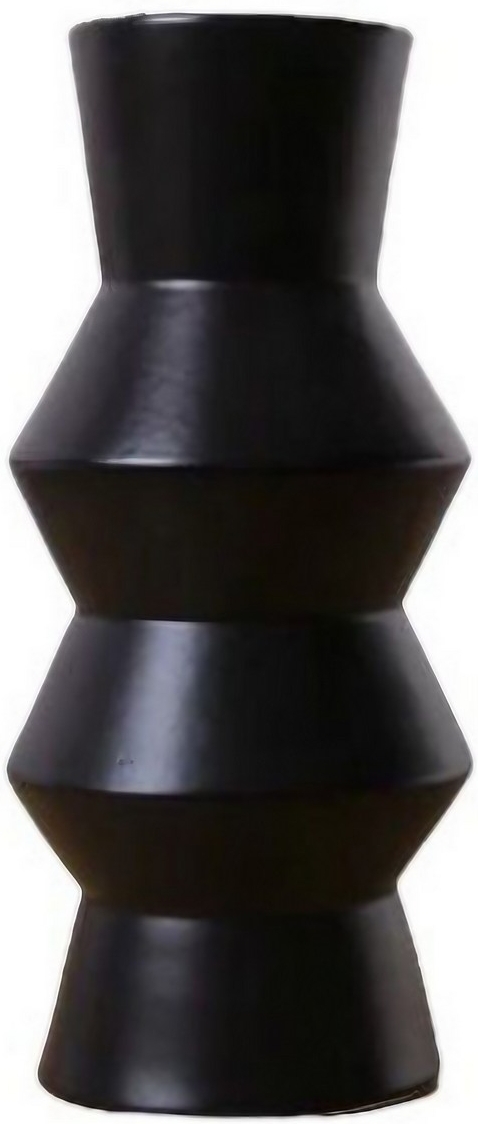 Rolo vaas - Zwart