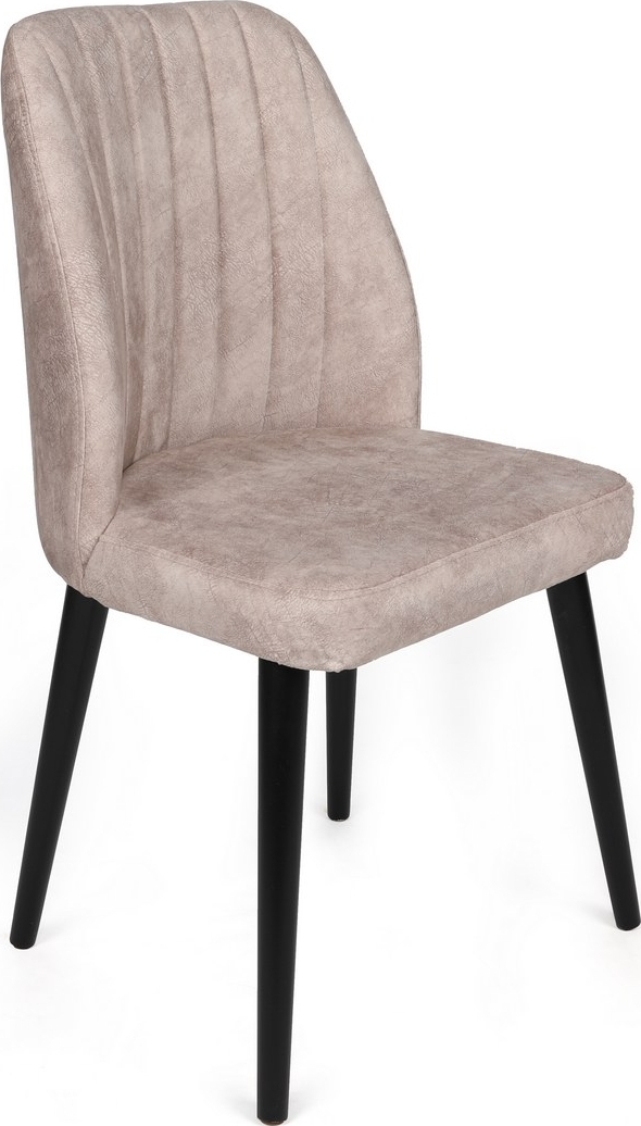 Alfred matstolsset - Mink/svart Alfred matstolsset - Mink/svart