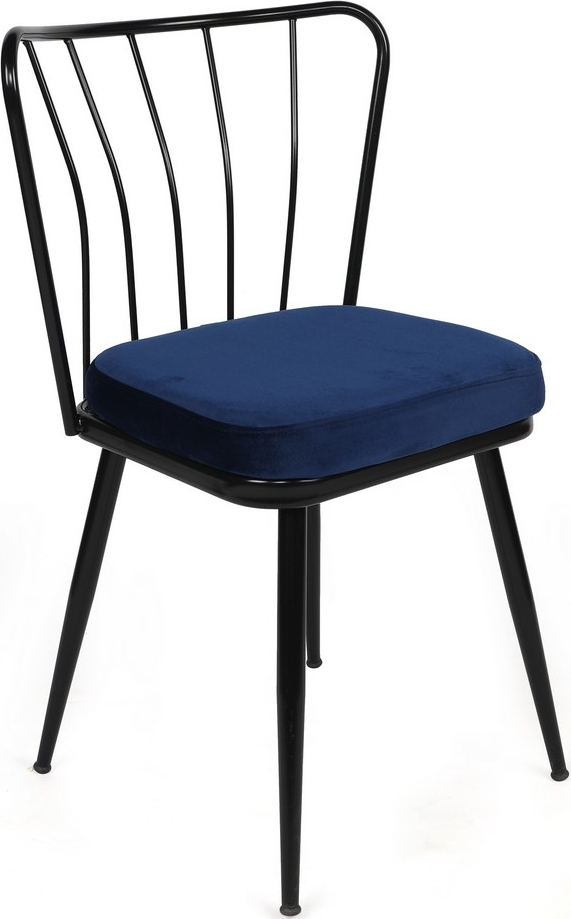 Jill matstolsset - M�rkbl�/svart