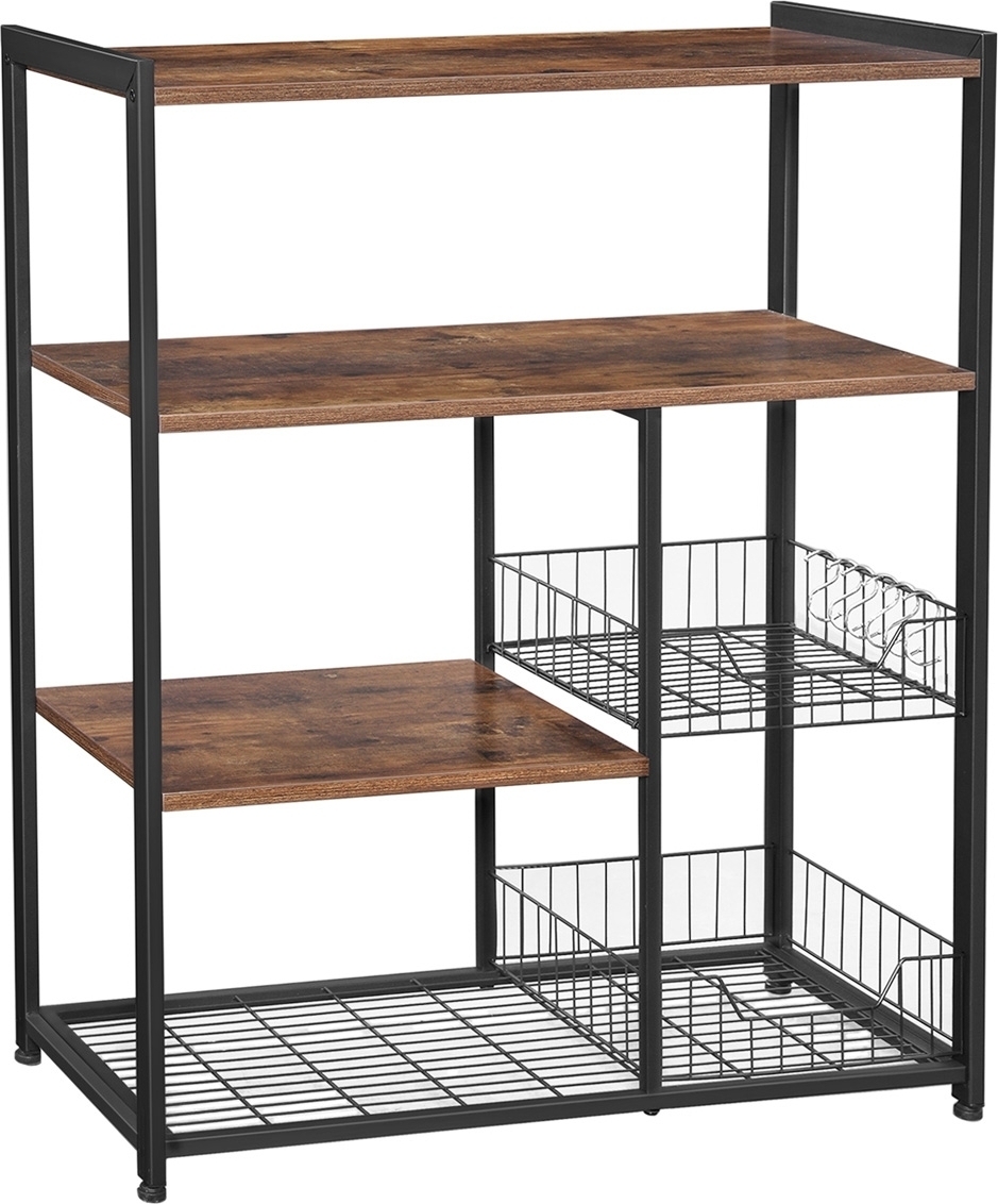 Collin keukenplank - Bruin/zwart Collin keukenplank - Bruin/zwart