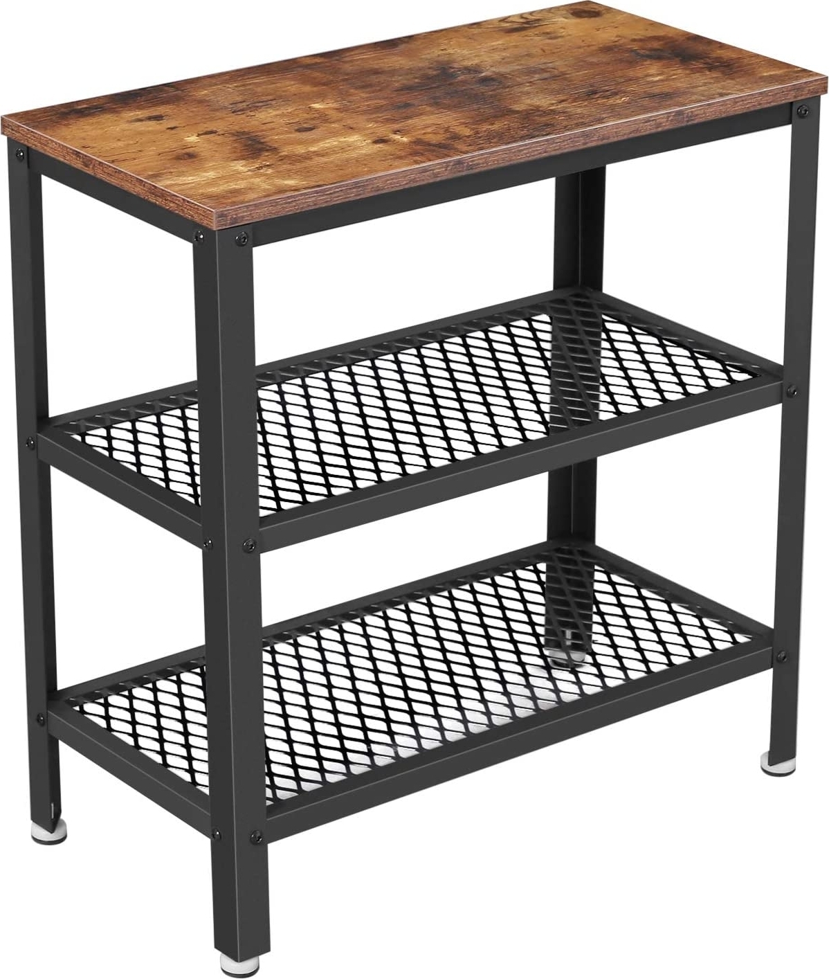 Lasse sidobord 60 x 30 cm - Brun/svart