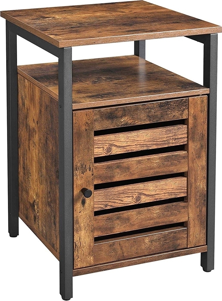 Vilgot nachtkastje - Bruin/zwart