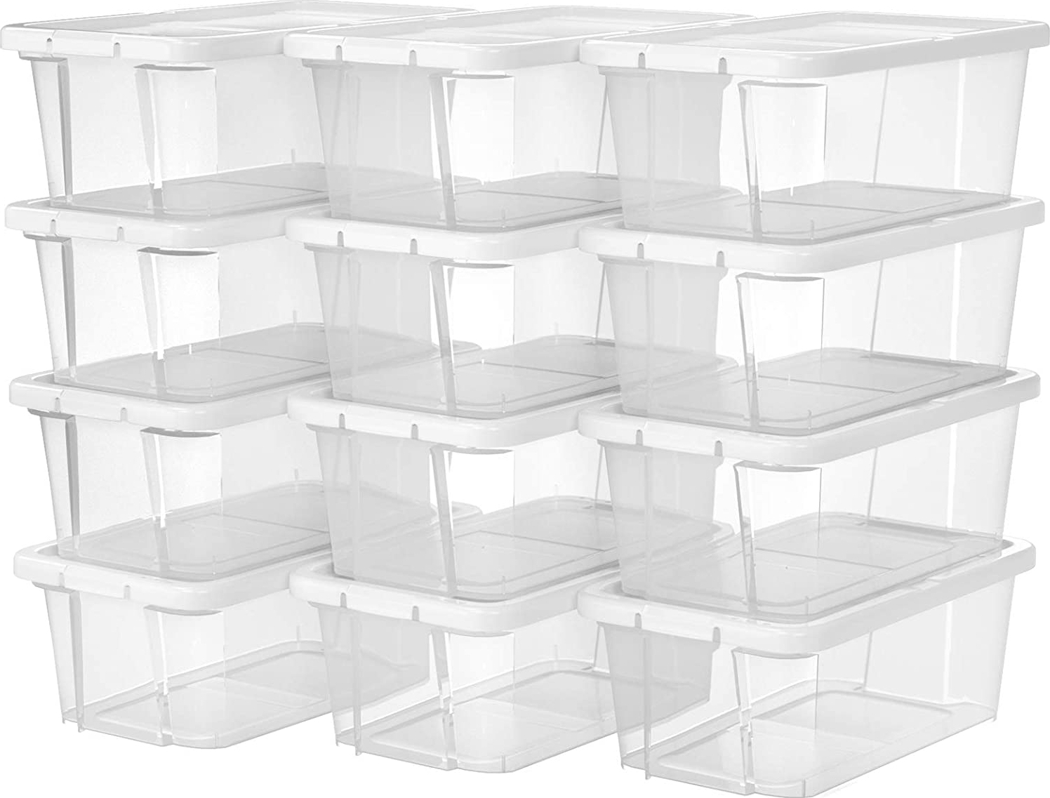 Leander förvaringslåda 35x20 cm 12-pack - Transparent Leander förvaringslåda 35x20 cm 12-pack - Transparent