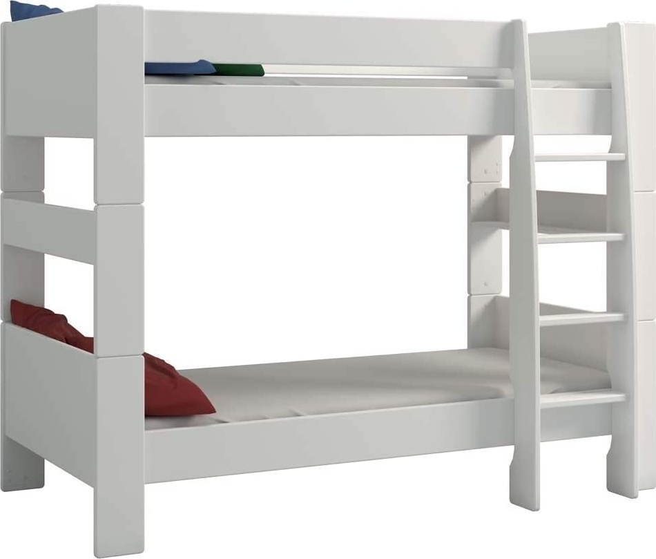 Voor kinderen stapelbed 90 x 200 cm - Ijswit Voor kinderen stapelbed 90 x 200 cm - Ijswit