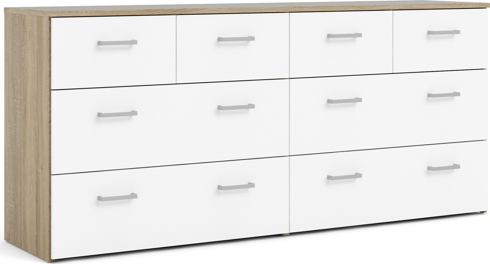 Space byr� med 8 l�dor - Ek/vit