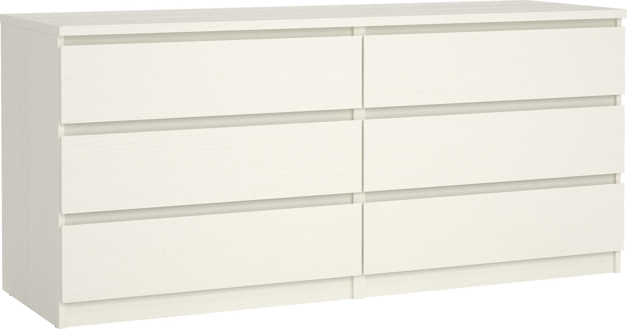 Naia ladekast met 6 laden - Witte doos