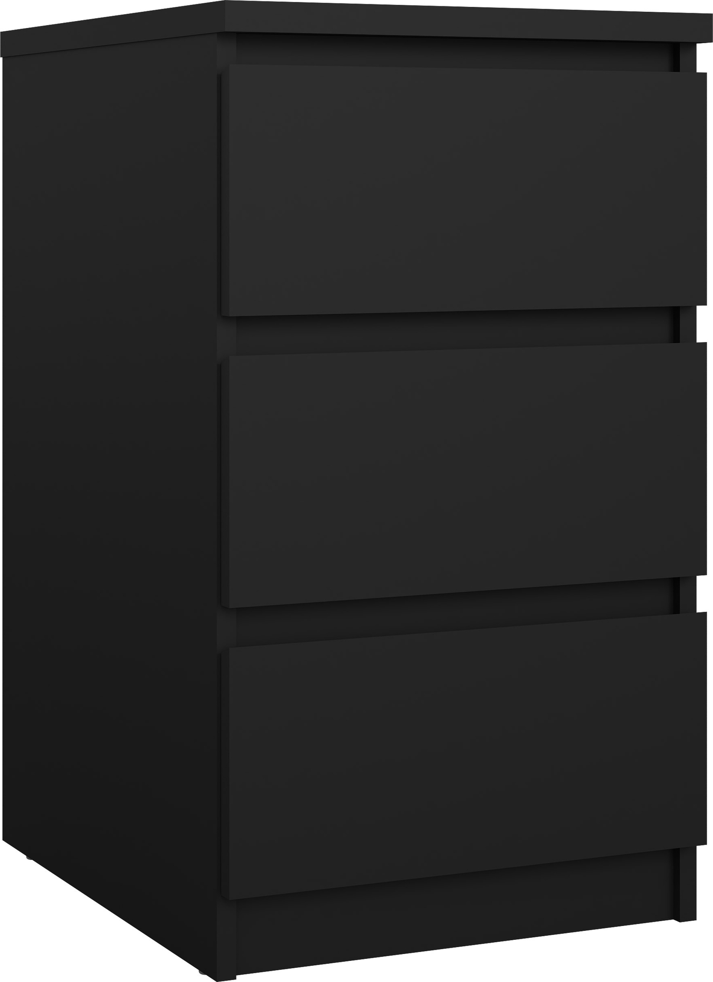 Naia slank dressoir met 3 laden - Zwart