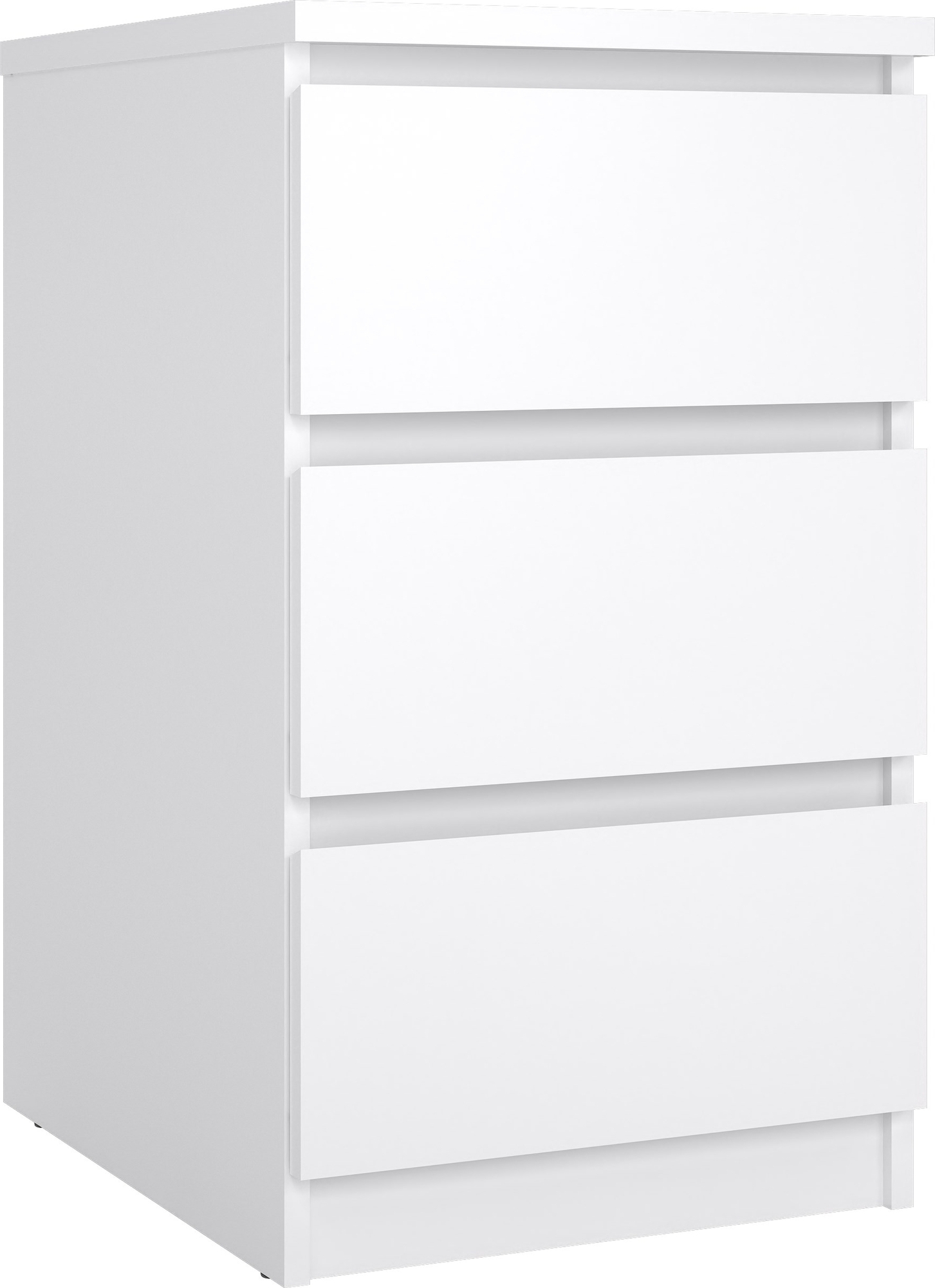 Smal byrå med 3 lådor 70 cm hög och 40,5 cm bred Smal byrå med 3 lådor 70 cm hög och 40,5 cm bred