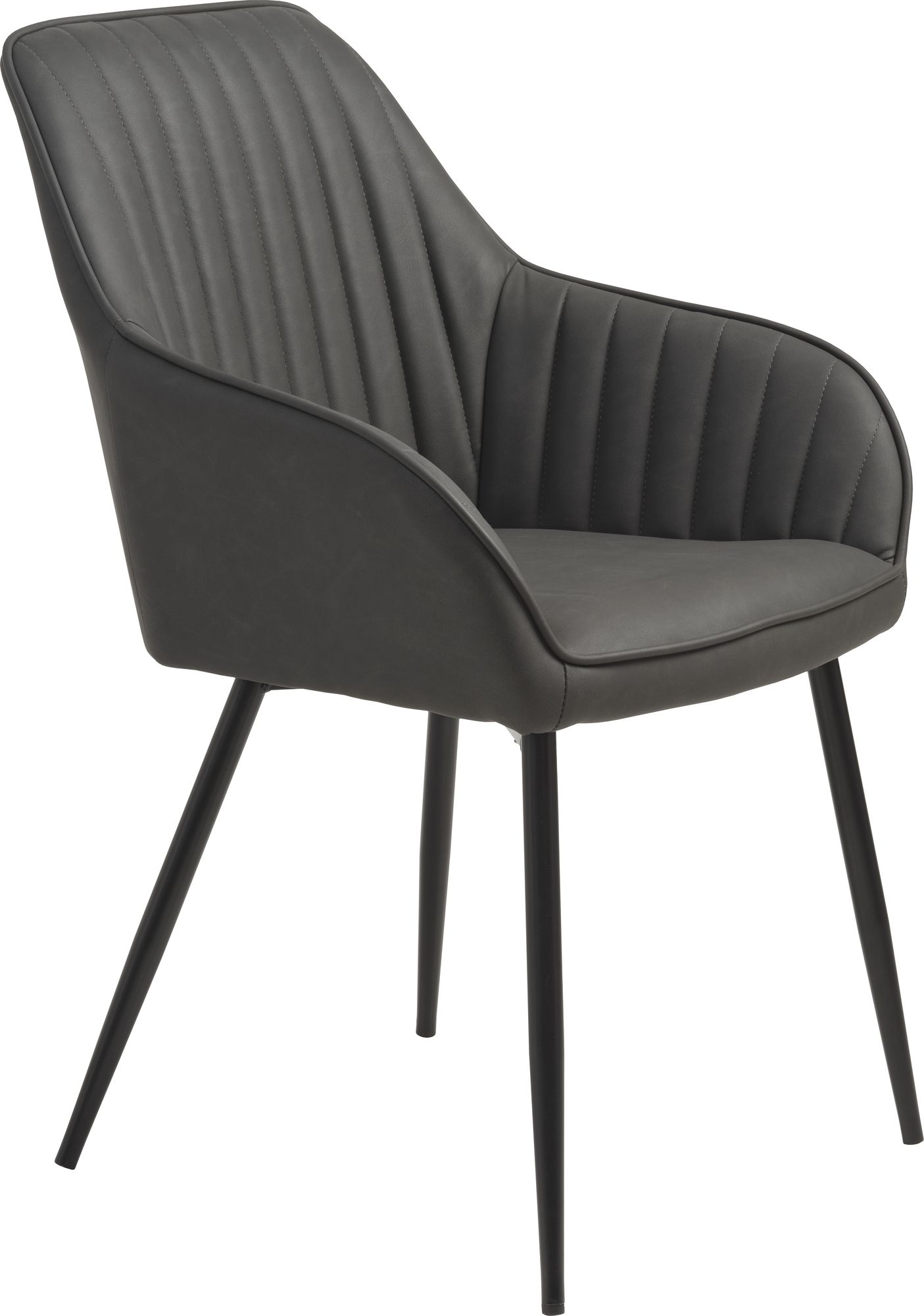 Boston Fauteuil in grijs PU